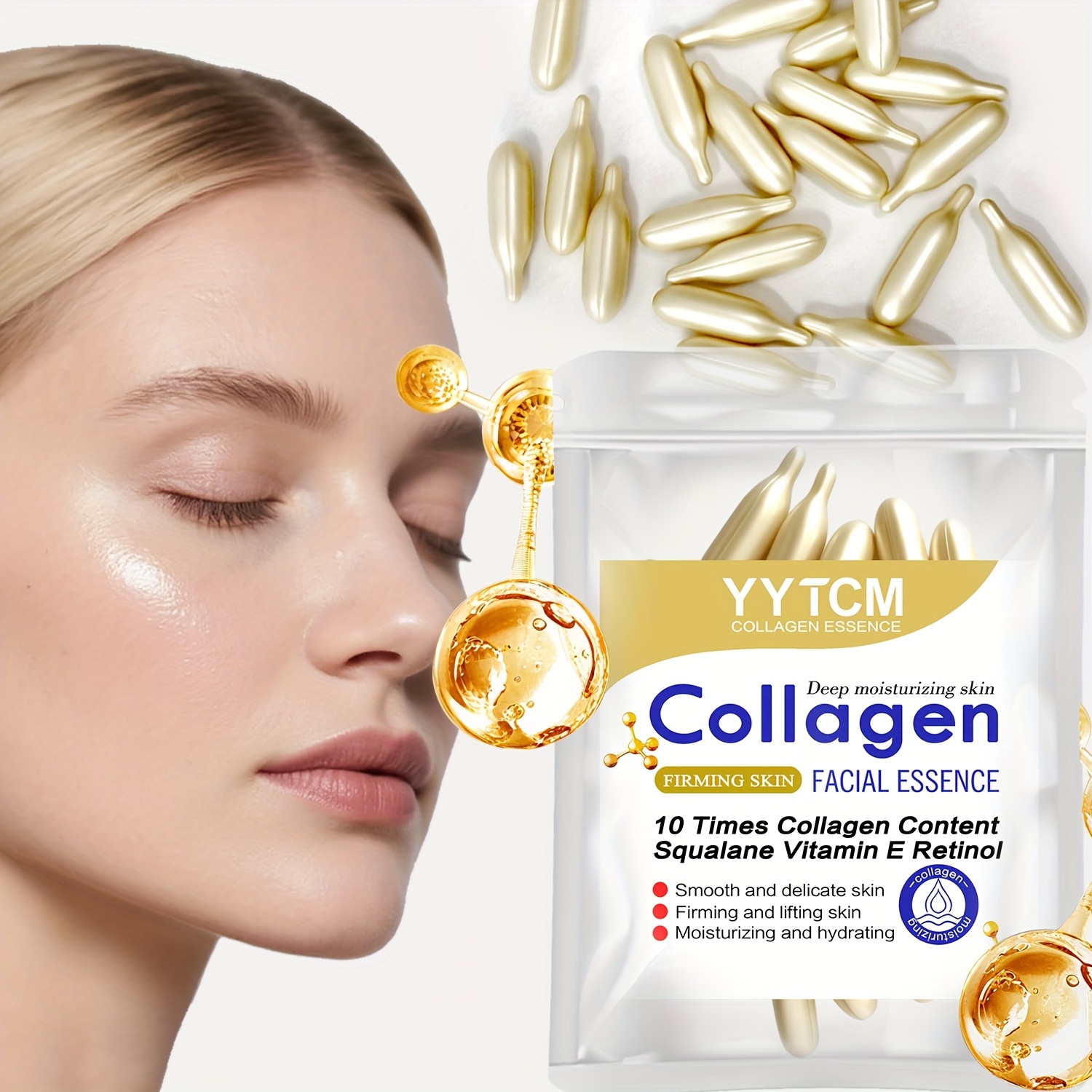 The Ordinary Serum Hyaluronic Acid - Collageen verstevigend capsuleserum, hydrateert en zorgt