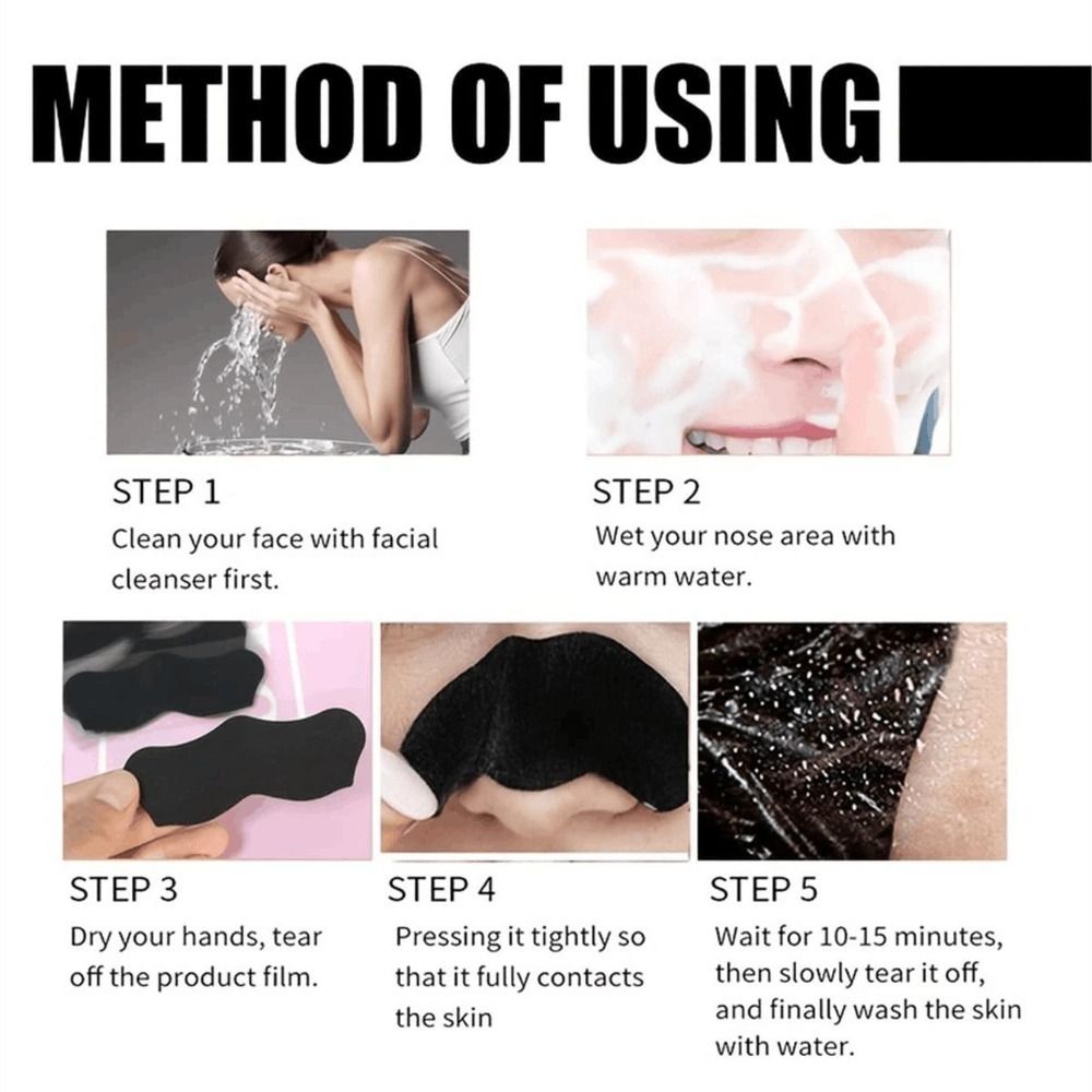10PCS Nieuwe Diepe Reiniging N - Charcoal Pore Strip recensie en prijs